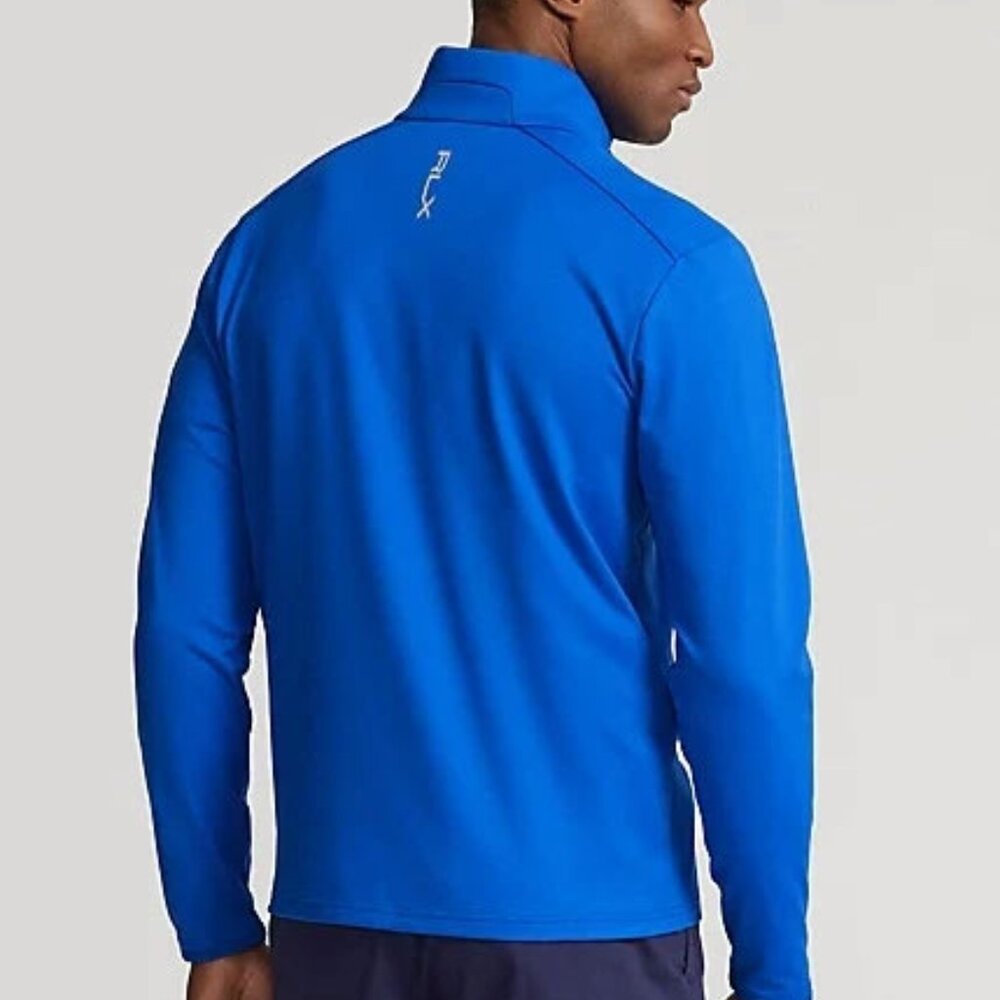 RALPH LAUREN RLX HALF ZIP STRETCH JERSEY PULLOVER - Picture 3 of 5